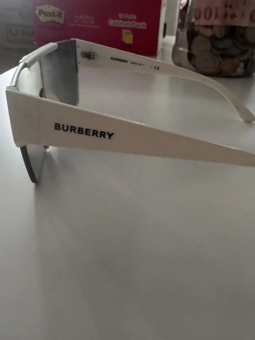 Burberry BE 4291 shield sunglasses